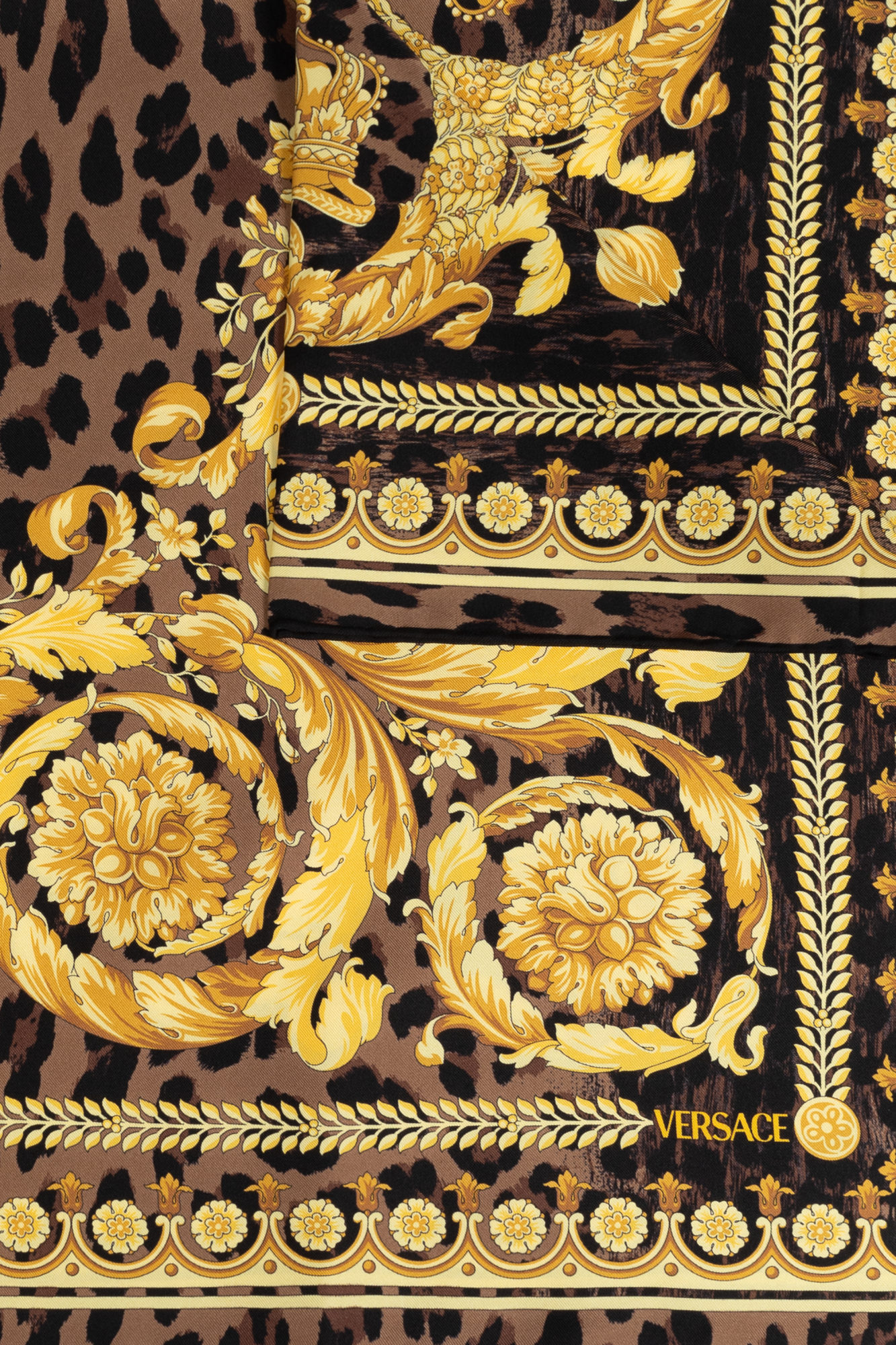 Multicolour Silk scarf Versace - SchaferandweinerShops KR